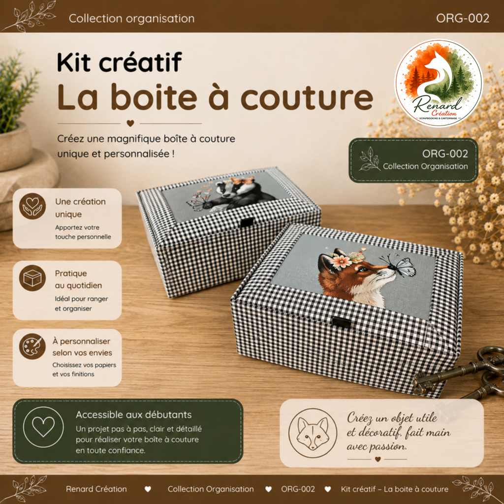 Guide de coupe – La Boîte à Couture | Collection Organisation